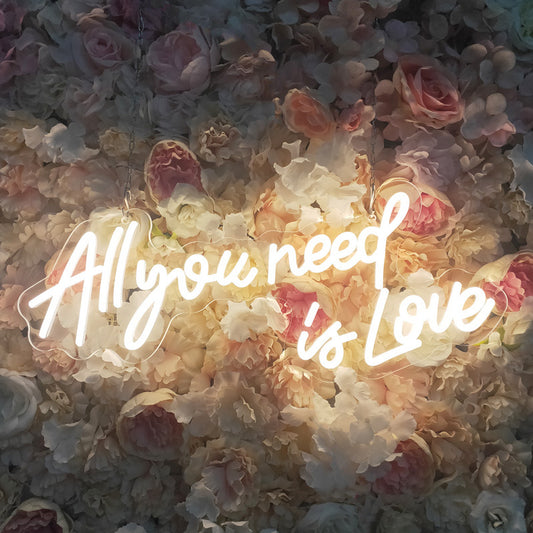 All You Need is Love LED Neon Sign