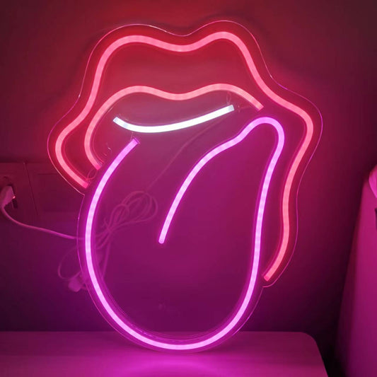 Neon Light Tongue
