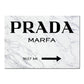 Marble Prada Marfa Wall Art