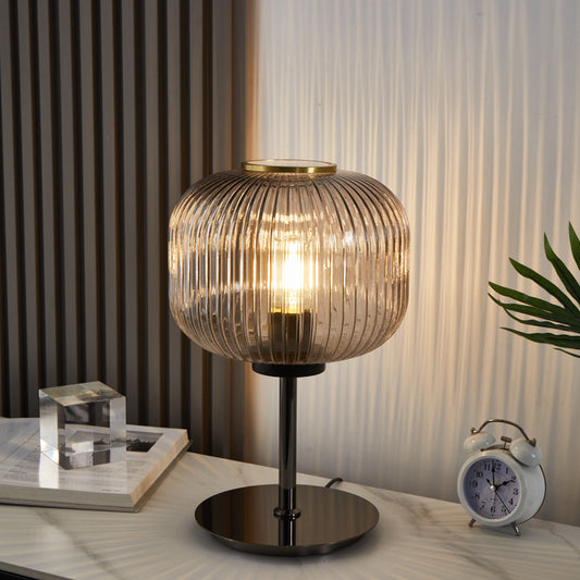Retro Bedroom Glass Lamp