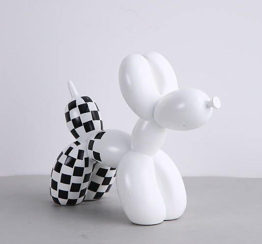 Black And White Balloon Dog