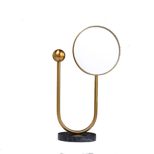 Modern Luxury Wrought Iron Makeup Mirror