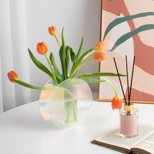 Acrylic Rainbow Vase