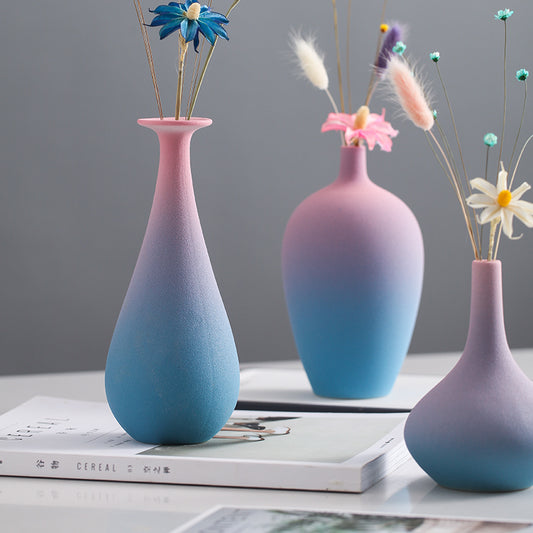 Alke Frosted Vases - offbeatabode