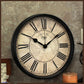 Home Clocks Living Room Metal Creative Wall Clock Retro Iron Clock - offbeatabode
