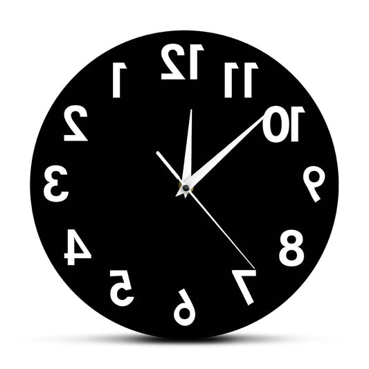 Acrylic Mirror Wall Stickers Diy Mirror Wall Clock For Living Room Crafts Clocks - offbeatabode