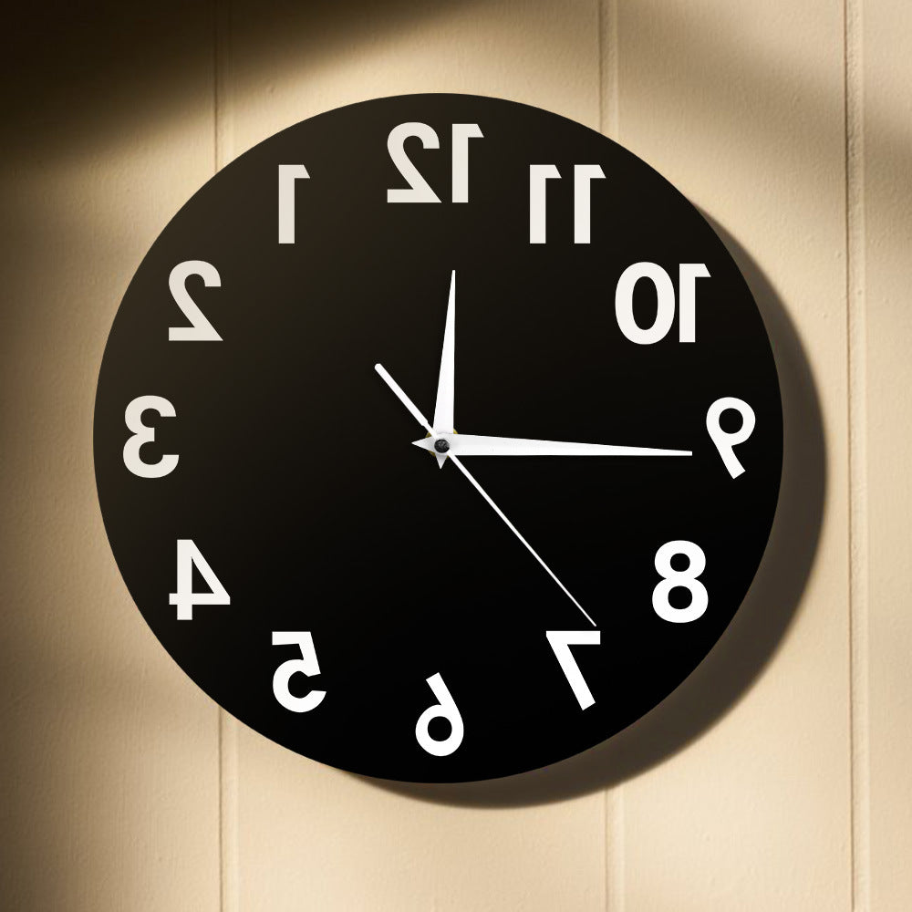 Acrylic Mirror Wall Stickers Diy Mirror Wall Clock For Living Room Crafts Clocks - offbeatabode