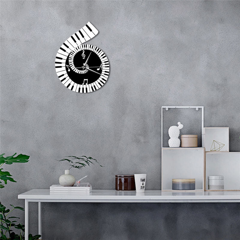 Piano Wall Clock - offbeatabode