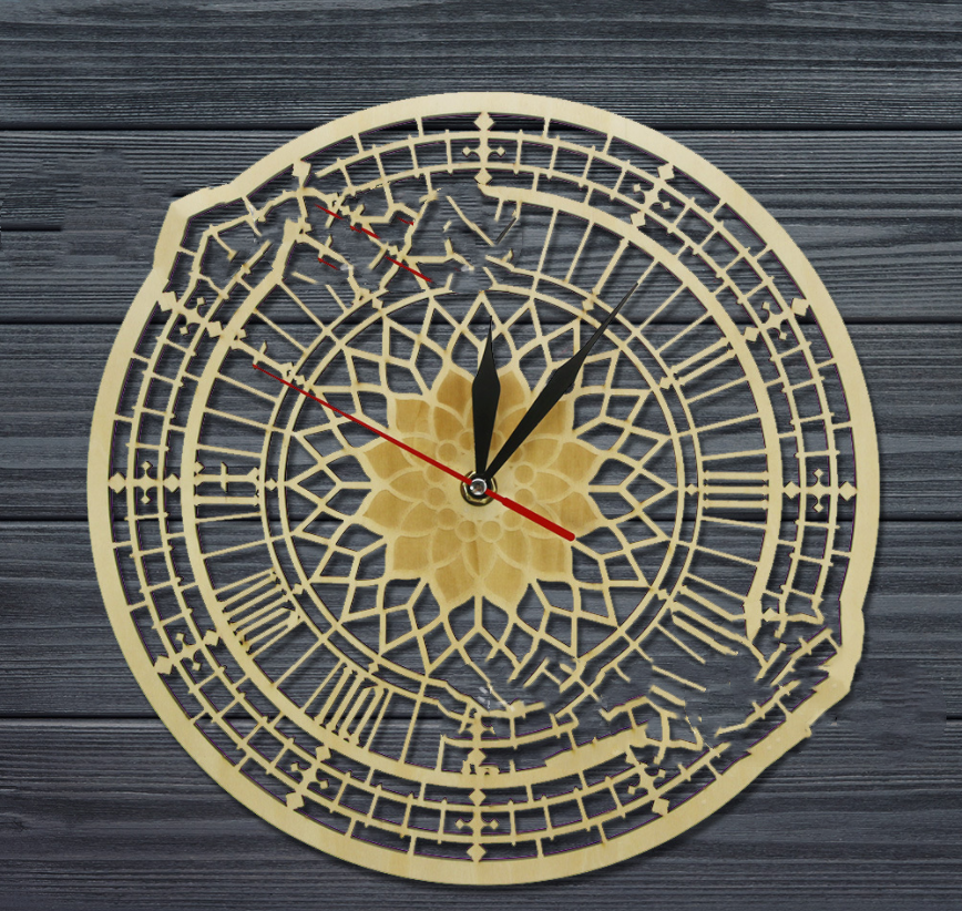 Wooden Wall Clock Custom London Big Ben Style Wall Clock Modern Wall Decoration Wall Clock - Offbeat Abode and Unique Beats