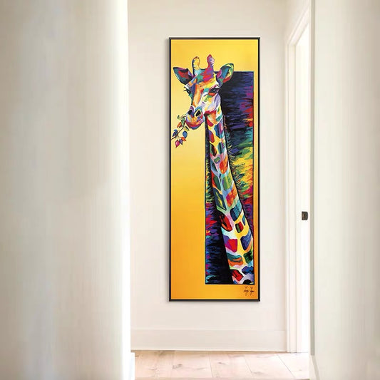 Giraffe canvas print