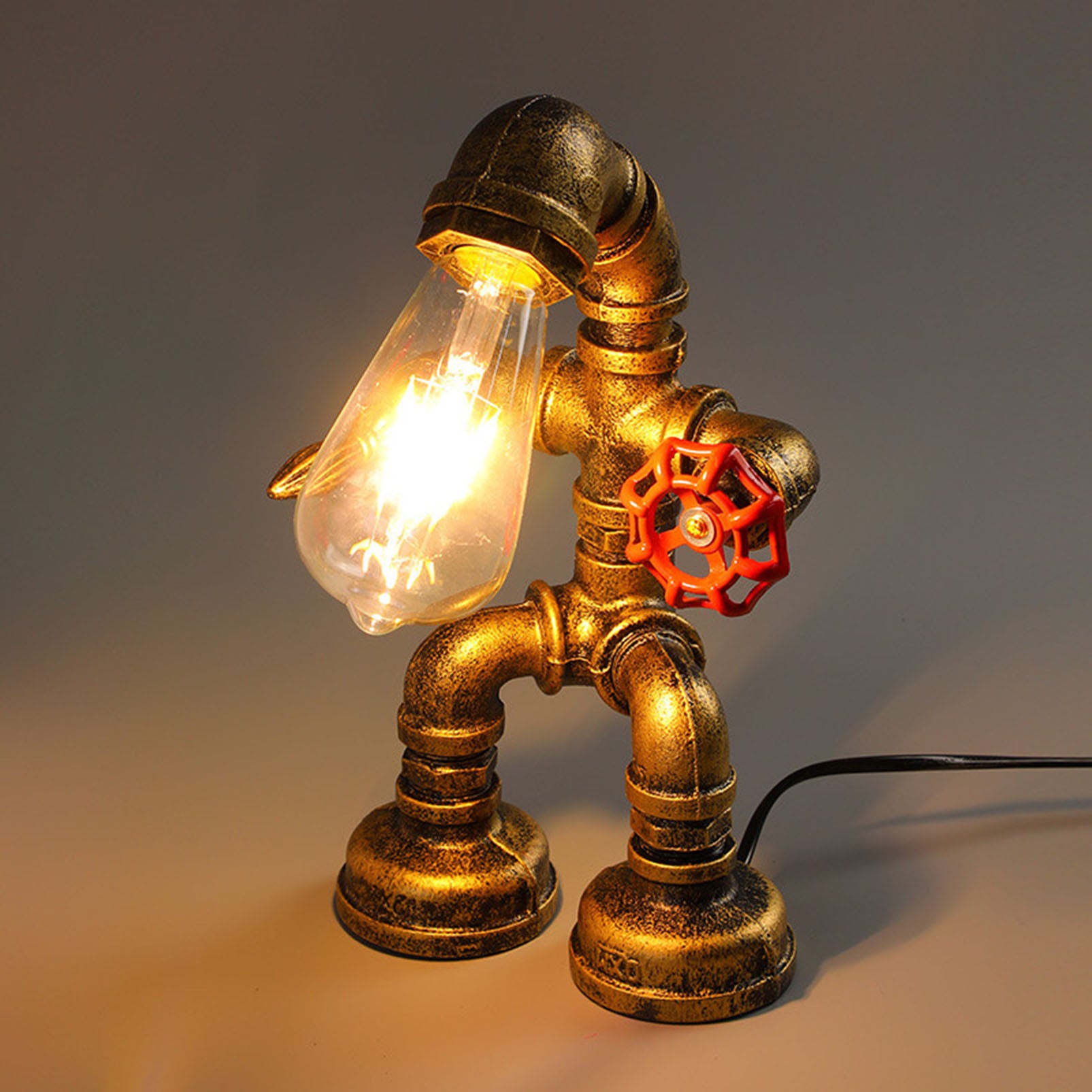 Steampunk Lamp Man - offbeatabode