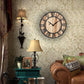 Retro wall clock creative metal decorative wall clock - Offbeat Abode and Unique Beats