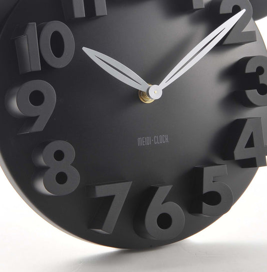 Three Dimensional Digital Wall Clock Art Wall Clock - Offbeat Abode and Unique Beats
