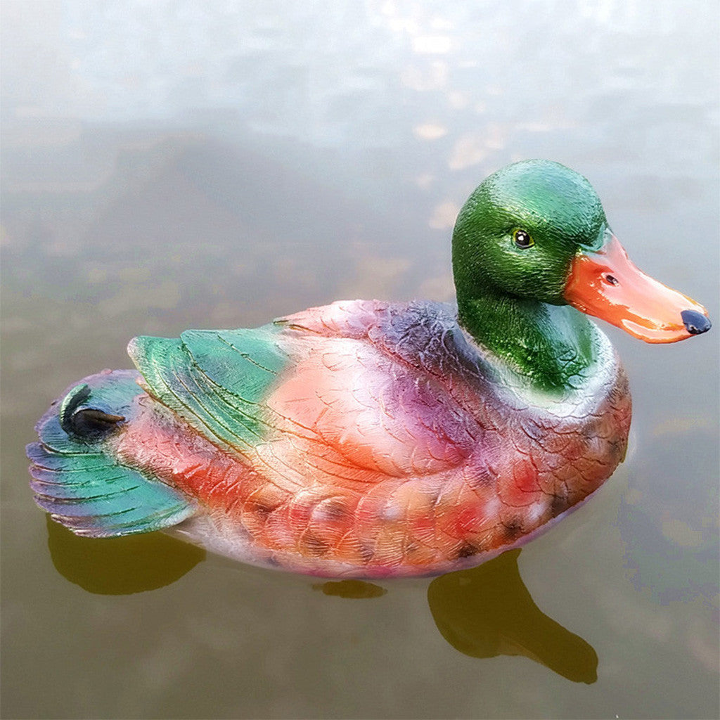 Fish pond decorative floating mandarin ducks - Offbeat Abode and Unique Beats