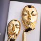 Aspera Abstract Gold Face - offbeatabode