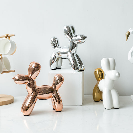 Chrome Pop Balloon Dog - offbeatabode
