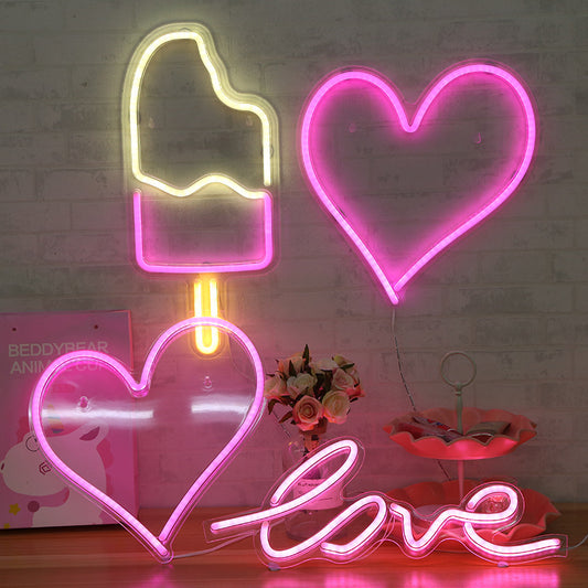 Neon Wall Signs - offbeatabode