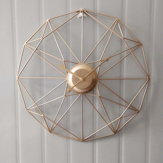 Runo Geometric Wall Clock - offbeatabode