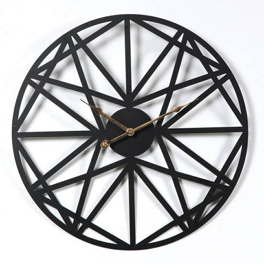 Iron wall clock living room silent wall clock - Offbeat Abode and Unique Beats