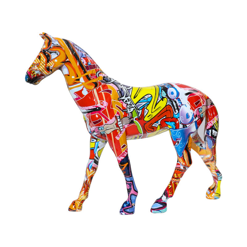 Graffiti Horse - offbeatabode