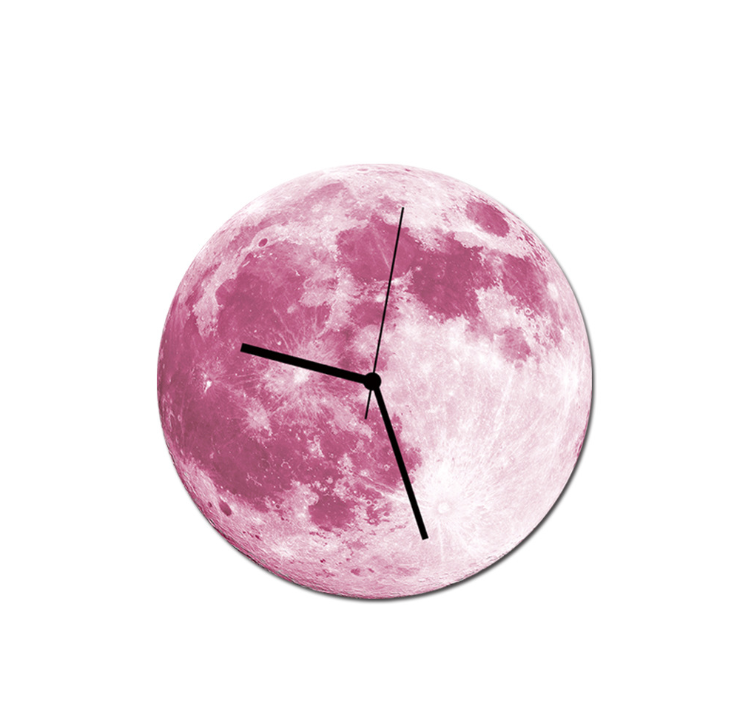 30cm creative luminous wall clock luminous moonlight wall clock wall acrylic waterproof wall clock - Offbeat Abode and Unique Beats