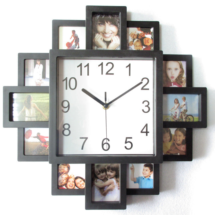 Photo Clock Wall Clock Mute Clock Creative Electronic Clock Wall Watch - Offbeat Abode and Unique Beats