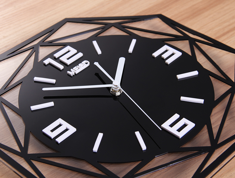 Simple clock wall clock - Offbeat Abode and Unique Beats