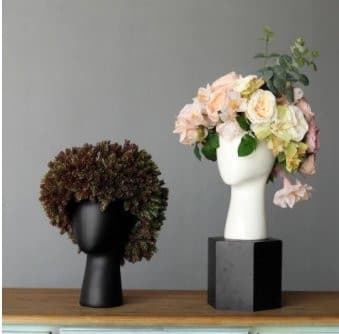 Abstract Head Vase - offbeatabode