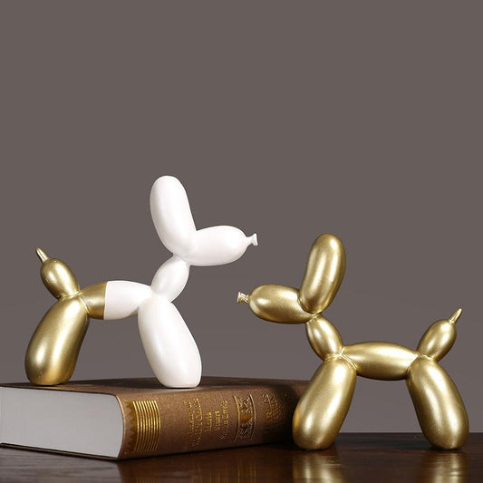 Balloon Dog White & Gold Collection - offbeatabode