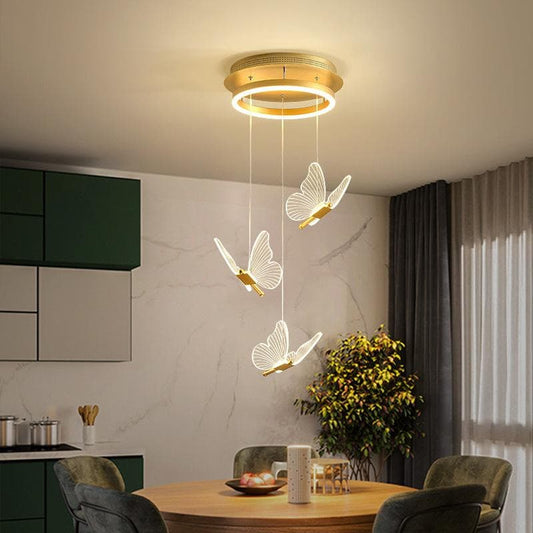 Butterfly Duplex Chandelier - offbeatabode