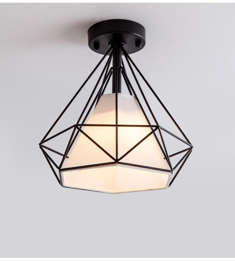 Caged Ceiling Lamp - offbeatabode