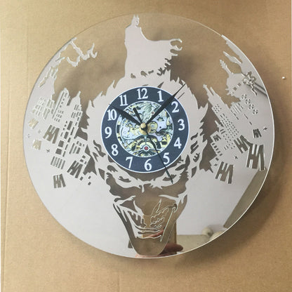 Acrylic Vinyl Wall Clock Decorative Wall Clock - Offbeat Abode and Unique Beats