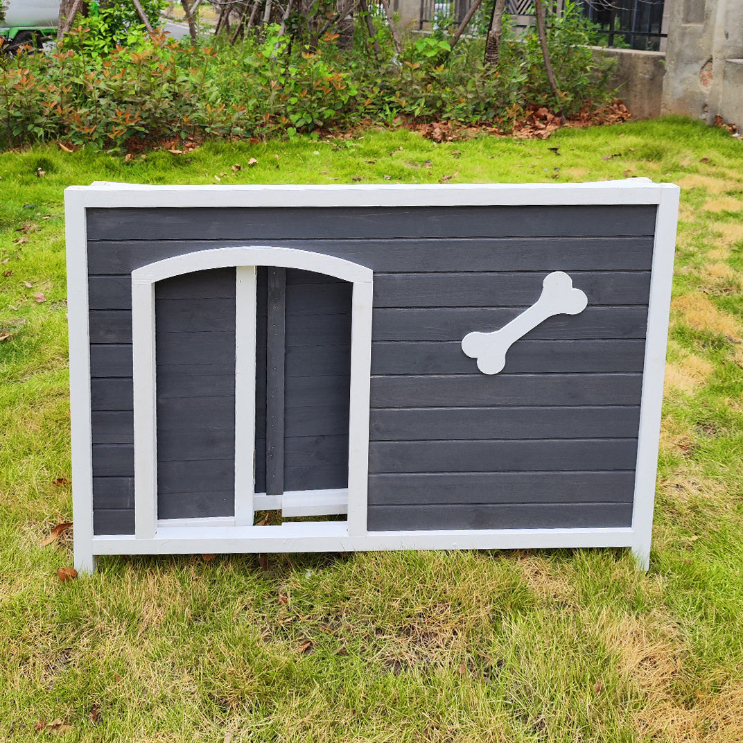 Large Wooden Dog House;  Outdoor Waterproof Dog Cage;  Windproof and Warm Dog Kennel Easy to Assemble - Offbeat Abode and Unique Beats