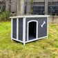 Large Wooden Dog House;  Outdoor Waterproof Dog Cage;  Windproof and Warm Dog Kennel Easy to Assemble - Offbeat Abode and Unique Beats