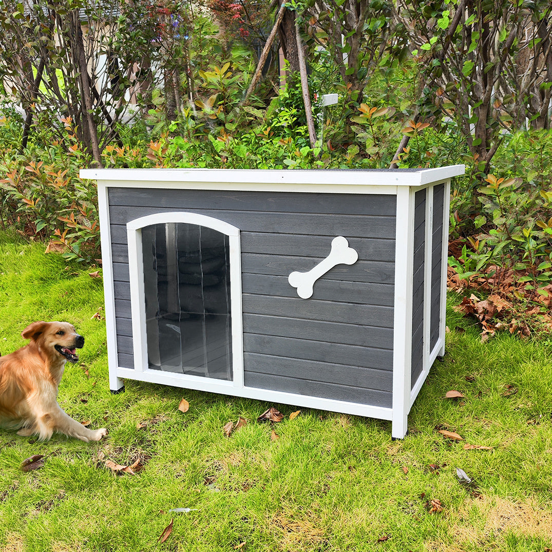 Large Wooden Dog House;  Outdoor Waterproof Dog Cage;  Windproof and Warm Dog Kennel Easy to Assemble - Offbeat Abode and Unique Beats