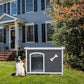 Large Wooden Dog House;  Outdoor Waterproof Dog Cage;  Windproof and Warm Dog Kennel Easy to Assemble - Offbeat Abode and Unique Beats