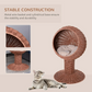 Modern Cat Bed Fancy Design Espresso Color Wicker Lounge - Offbeat Abode and Unique Beats