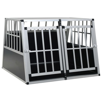 vidaXL Dog Cage with Double Door 37"x34.6"x27.2" - Offbeat Abode and Unique Beats