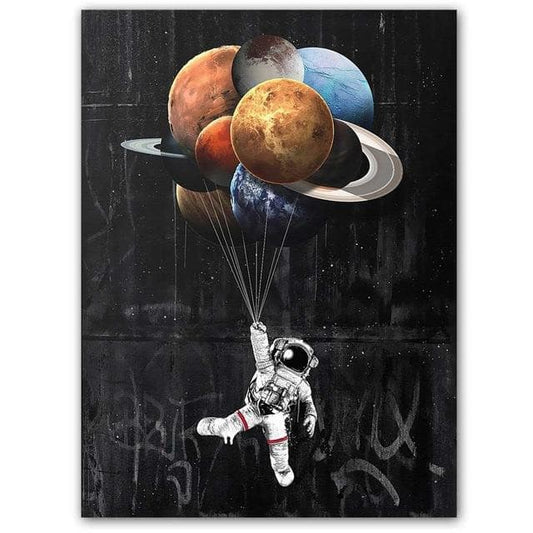 Galaxy State Of Mind Canvas Print - offbeatabode