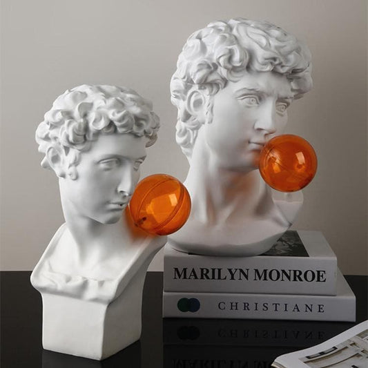 Sculpture Bust Portrait Decoration Living Room Entrance Artist's Home Decoration Decoration - offbeatabode