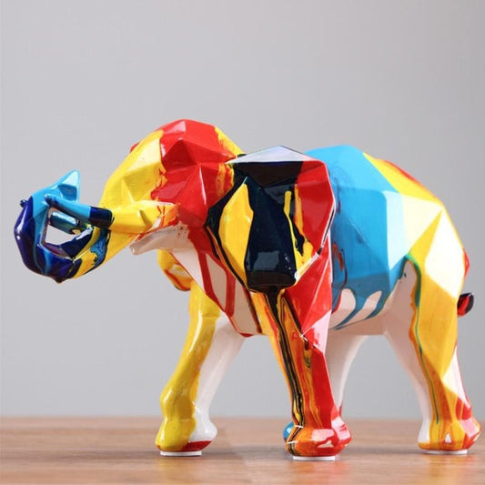 Splash Colour Elephant - offbeatabode